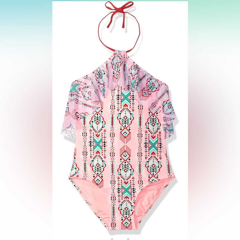 Tween Boutique brand Gossip Girl Dessert Moon One-piece Swimsuit, size 7, GUC